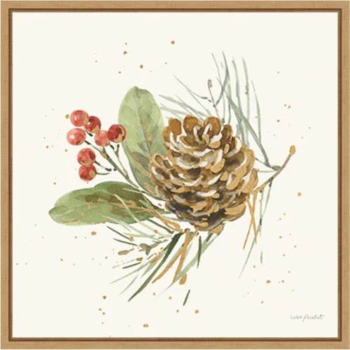 Vista 9 de Amanti Art Lienzo enmarcado para pared, 22 x 22 pulgadas, flores de invierno VI por Lisa Audit, lienzo enmarcado para pared, obras de arte