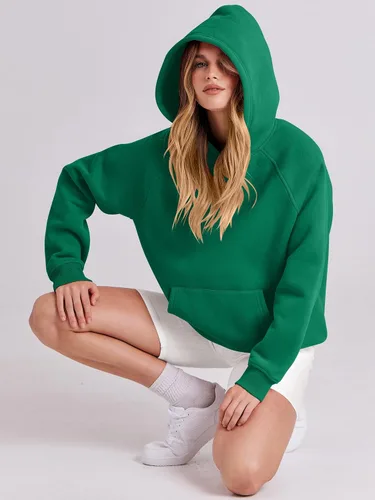 Vista 86 de ANRABESS - Sudaderas con capucha para mujer, sobre talla, de vellón de manga larga, modelo de 2024, para otoño