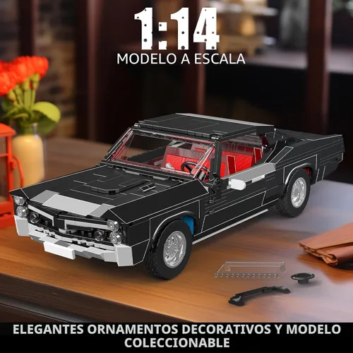 Vista 4 de Mould King 10199 Kits de Bloques de Construcción de Coches Deportivos, Conjuntos de Construcción de Modelos de Coches Clásicos Vintage MOC, Regalo