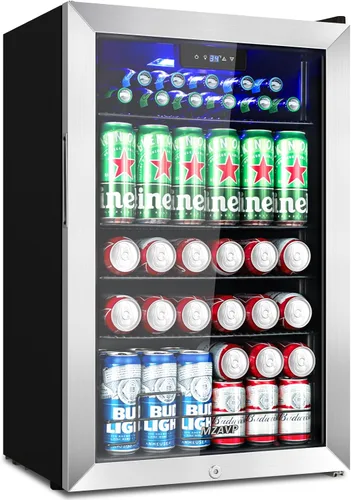 Vista 11 de Mini Refrigerador de Vino, Refrigerador Enfriador de Vino de 12 Botellas, Bodega de Vino Independiente para Vino Rojo y Blanco, Control