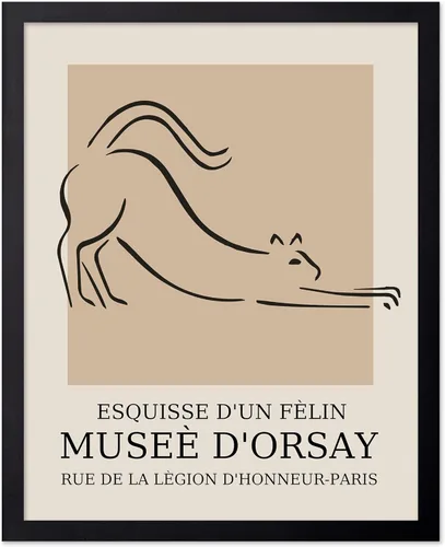 Vista 25 de Poster Master Póster Vintage – Impresión Retro de Dachshund – Arte de Perro – Dibujo Lineal – Arte de Boceto – Regalo para Niños, Niñas y Amantes