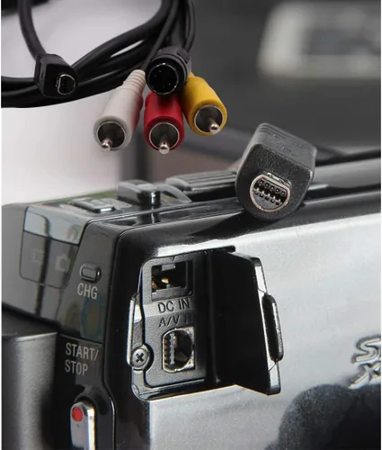 Vista 4 de Cable de TV de audio y video de 5 pies compatible con Sony DCR-DVD755 DCR-DVD810 DCR-DVD850/e/v