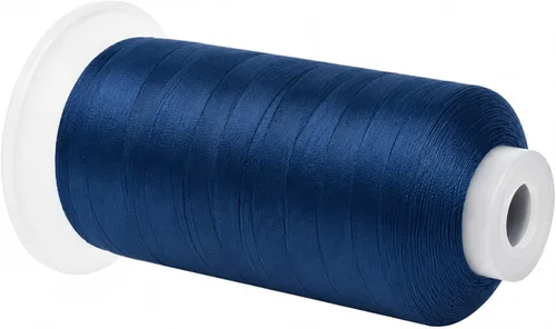 Vista 8 de Mandala Crafts Airforce Blue Tex 70 - Hilo de poliéster para tapicería 1500 Yds T70 UV Resistant Strong Thread for Leather Sewing, Marine