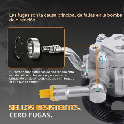 Vista 3 de Bomba de dirección asistida para Nissan Frontier 2005-2019