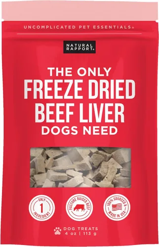 Vista 7 de Natural Rapport Golosinas para perros con tráquea de ternera, los únicos masticables de tráquea de carne de res que los perros necesitan, golosinas