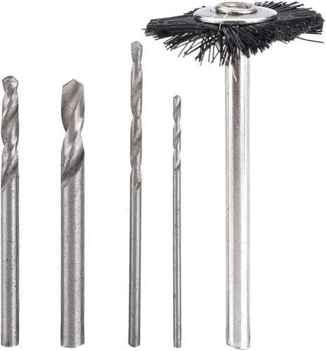 Vista 6 de Kit de herramientas rotativas eléctricas de 34 piezas, accesorio para moler y pulir proyectos de manualidades caseras