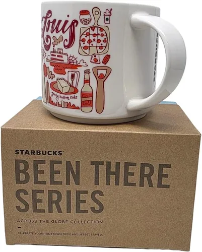 Vista 4 de Starbucks Taza de café de cerámica St. Louis Been There Series, 14 oz