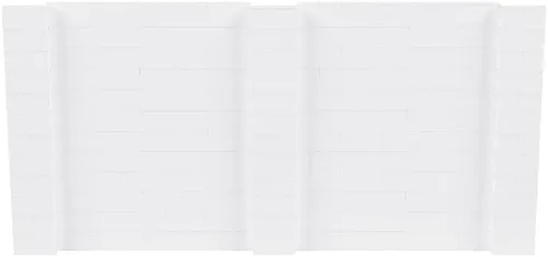 Vista 143 de EverBlock Kit de pared de 5 x 4 pies Bloques de construcción modulares Sistema de pared para edificios, pantallas y estructuras Divisor