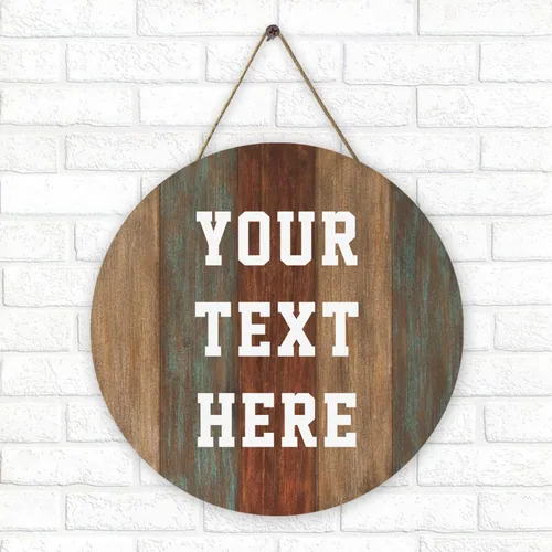 Vista 7 de Letrero de madera personalizado para decoración del hogar, tablero de placa de madera con texto para puerta de granja, cocina, decoración