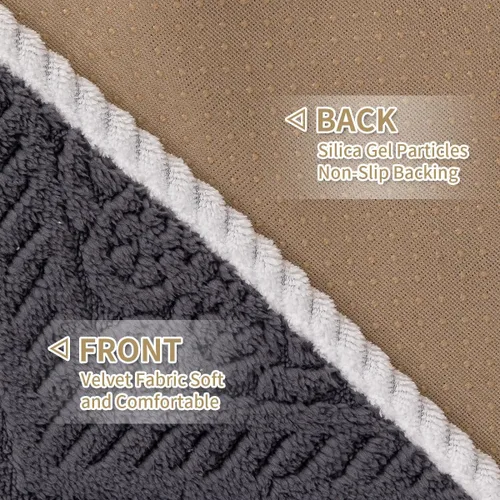Vista 4 de Funda de sofá antideslizante y lavable para perros, funda de sofá modular suave, funda protectora de muebles en forma de L