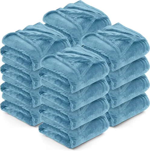 Vista 77 de Utopia Bedding - Manta de vellón de lujo, mullida, antiestática; manta de suave microfibra de 8.8 oz/yd² (300 g/m²) para sofá y cama; tamaño Gris