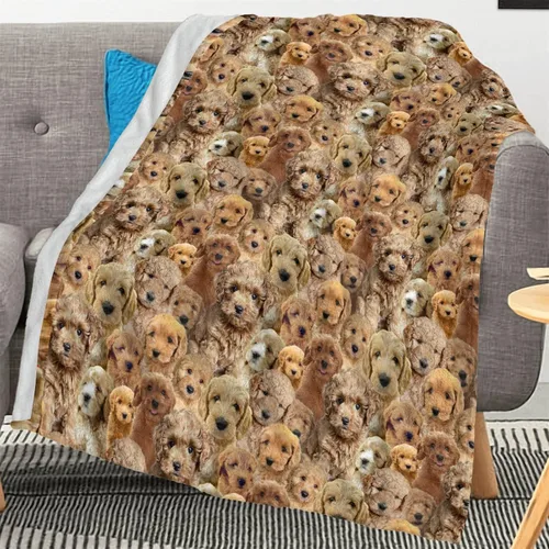 Vista 12 de Manta con estampado Airedale Terrier – Manta con estampado de animales divertidos para amantes de los perros y cachorros, regalos Airedale Terrier