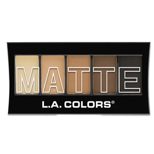 Vista 2 de Paleta de 5 sombras para ojos mate La Color, Marrón tweed