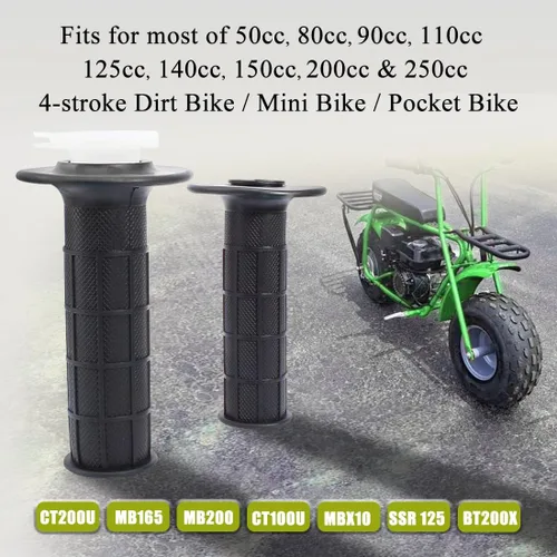 Vista 3 de 0.866 in Mini Bike Twist Throttle Cable Handle Grip Assy para Coleman CT200U CT200U-EX BT200X Predator 212cc Baja DB30 Warrior MB200 Massimo Motovox