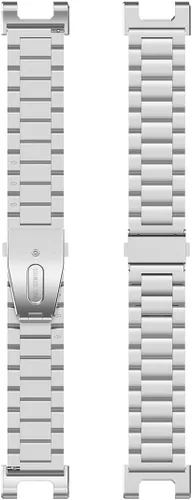 Vista 4 de E ECSEM Correa compatible con Amazfit T-Rex/T-Rex Pro, correa de repuesto de metal de acero inoxidable sólido para reloj inteligente Amazfit T-Rex
