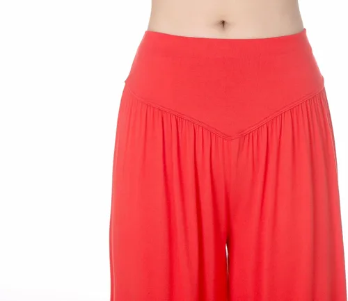 Vista 56 de Pantalones de algodón para mujer, elásticos, suaves, para yoga, deportes