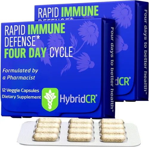 Vista 9 de HybridCR Suplemento de apoyo inmunológico rápido, fórmula herbaria natural formulada por farmacéuticos para aumentar la inmunidad remedio natural