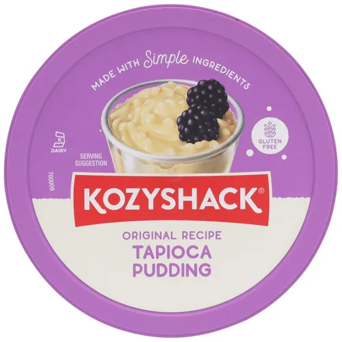 Vista 7 de Kozy Shack Receta original de pudín de tapioca, envase de 22 oz