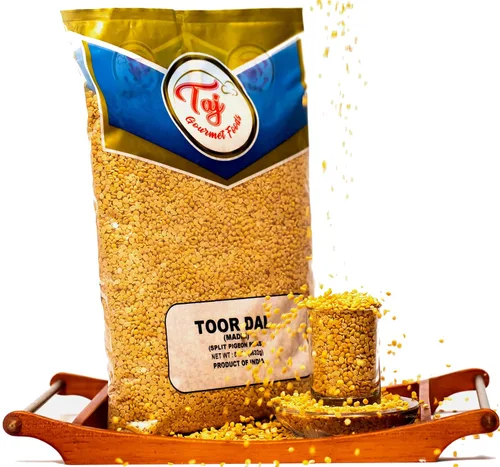 Vista 2 de TAJ Premium Indian Toor Dal Kori, Unoily, Madhi, (4 libras)