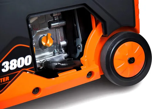 Vista 7 de WEN Generador inversor portátil súper silencioso de 3800 vatios listo para RV con apagado de combustible y arranque eléctrico (56380i)