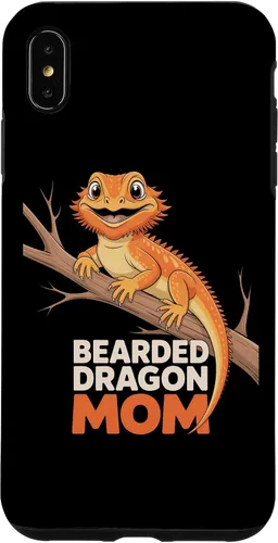 Vista 11 de Bearded Dragon Mom Reptile Parent Animal Care Fan Case for iPhone XR