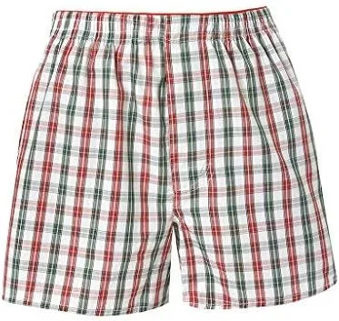 Vista 3 de LAETAN Mens Boxer Shorts, Mens Underwear Cotton Woven Boxer Short