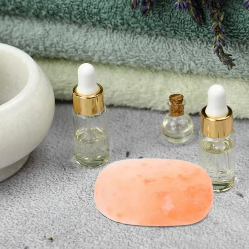 Vista 6 de 2 piezas de jabón de sal mineral exfoliante para el cuidado del cuerpo y los pies, cuidado de la piel hidratante, apto para viajes, uso versátil