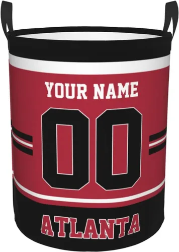 Vista 9 de Cesta de lavandería personalizada de Arizona, cesta de lavandería personalizada con nombre y número, cesta de almacenamiento plegable