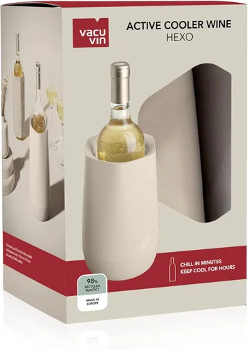 Vista 22 de Vacu Vin Rapid Ice – Enfriador de vino elegante – Negro, negro, Negro