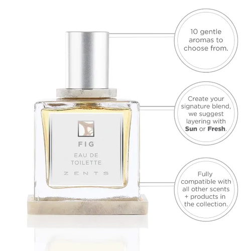 Vista 6 de Zents Eau de Parfum (Fig) para mujeres y hombres Fragancia limpia de larga duración con clavo, canela y vetiver Aroma picante y cálido 1.69