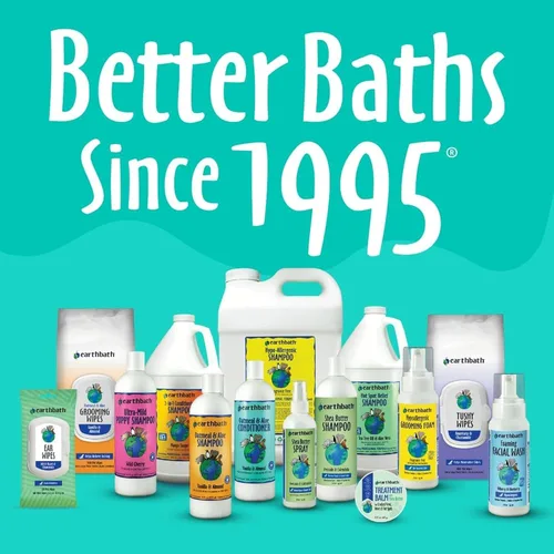 Vista 8 de Earthbath Toallitas para aseo de perros - Toallitas para perros para patas y trasero, Toallitas para mascotas para perros y gatos, ayuda para pieles
