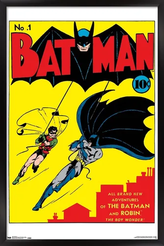 Vista 5 de Trends International DC Comics - Póster de pared de Batman con portada #1, 22.375 x 34 pulgadas, versión premium sin marco