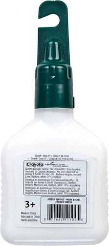 Vista 3 de Crayola Pegamento escolar lavable, suministros para manualidades, 4 onzas