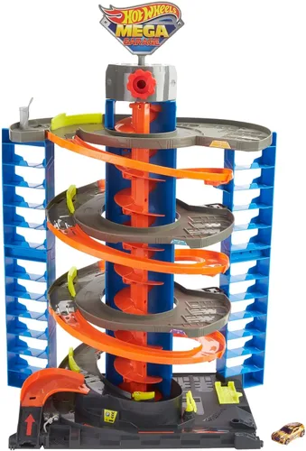 Vista 3 de Mattel - Hot Wheels City 50 Nuevo Mega Garage