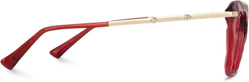 Vista 35 de Zeelool Gafas de bloqueo de luz azul ojo de gato de cristal para mujer Juliet VFP0270