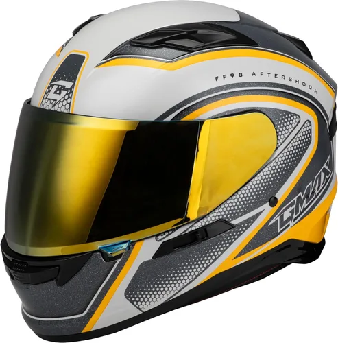 Vista 7 de Gmax FF-98 Aftershock Full Face Helmet with Rear LED Light