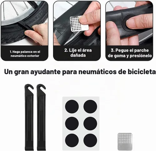 Vista 5 de WOTOW Kit de herramientas para bicicleta, multiherramienta portátil