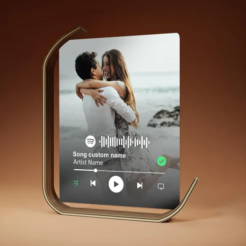 Vista 11 de EGD Spotify - Placa decorativa personalizada, regalos personalizados para él y ella, marco de fotos personalizado para novio, novia, pareja, esposa