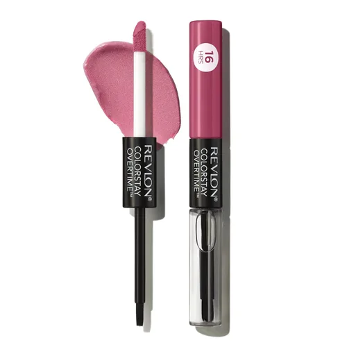 Vista 7 de Revlon Lápiz labial líquido con brillo de labios transparente, colorStay Overtime Lipcolor, relleno de calcetines para mujeres, 005 Infinite 005