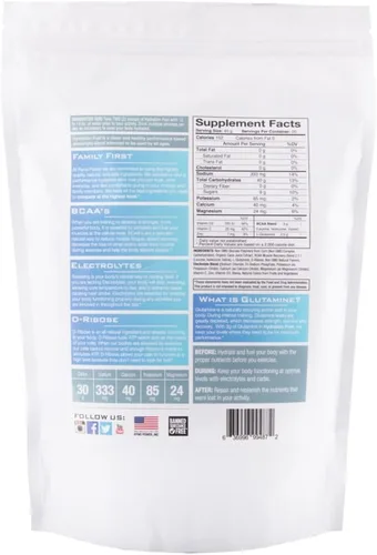 Vista 4 de Ryno Power Hydration Fuel - Mezcla de bebida con electrolitos de 2 libras (20 porciones) 'Fruit Punch' - Fórmula avanzada de electrolitos + BCAA