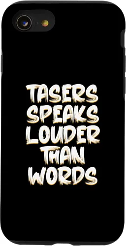 Vista 8 de Funda eléctrica para iPhone 12 mini Tasers Speak Louder Than Words