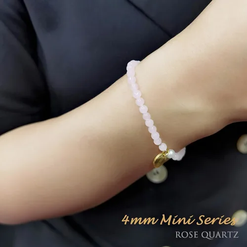 Vista 3 de Morchic Pulsera elástica de cuentas de piedras preciosas naturales de 0.157 pulgadas para mujer, con perlas de agua dulce, regalo de cumpleaños