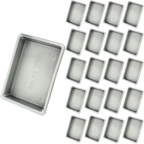 Vista 6 de Hitefu - Mini platos para salsa de soja, 40 unidades, rectangulares, color negro Platos de salsa de inmersión, para sushi, wasabi, postre