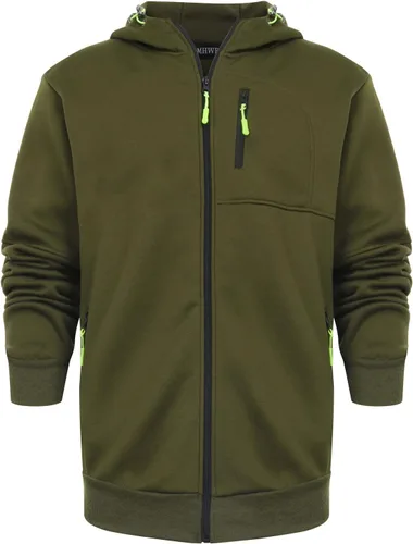 Vista 2 de Chaqueta de algodón para hombre, cuello casual, clásico, abrigo activo de otoño, abrigo de Navidad lavado gráfico