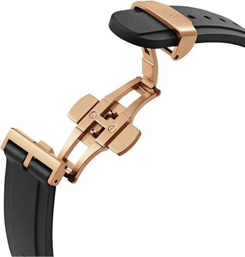 Vista 4 de Daniel Wellington Reloj icónico de goma de oro