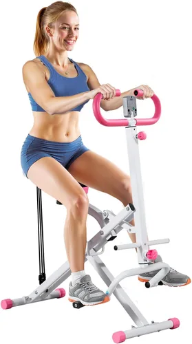 Vista 10 de VEVOR Squat Machine, Deep Squat Rowing Machine for Home, Easy Setup & Foldable Exercise Equipment, Glute Trainer Machine with 2/3 High-Strength
