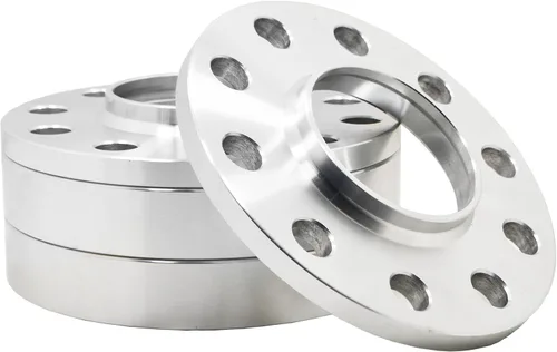 Vista 2 de 4 espaciadores de rueda centrados en bujes de 0.394 pulgadas y 0.98 pulgadas + negro 12x1.5 Racing Stud conversión compatible con BMW E36 E46 E90