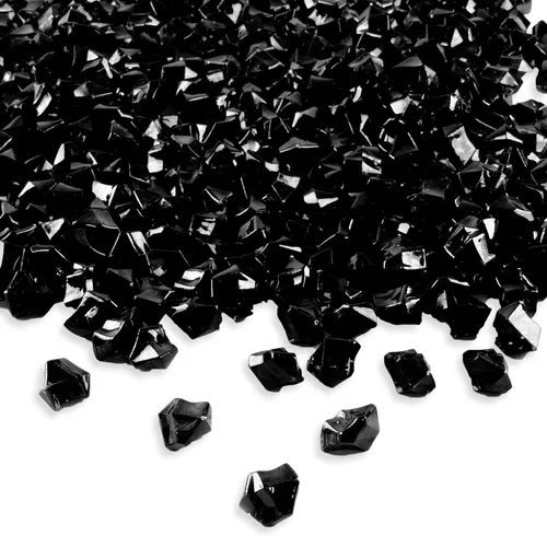 Vista 9 de Cristales redondos acrílicos de color (imitación de diamante), gemas de tesoro, para esparcir sobre la mesa, llenar jarrones, eventos, bodas