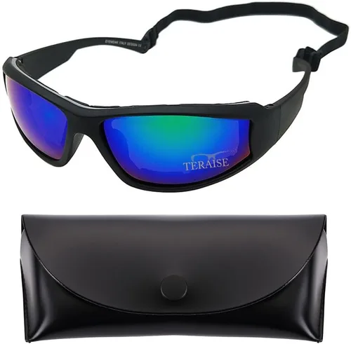 Vista 9 de TERAISE Gafas de equitación para motocicleta, gafas de esquí de seguridad ajustables