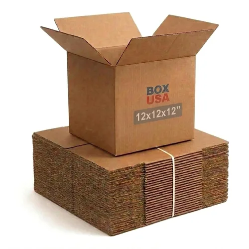 Vista 13 de Aviditi 1286 corrugado Caja, 12 pulgadas longitud x 8 pulgadas ancho x 6 pulgadas Altura, kraft (Paquete de 25)